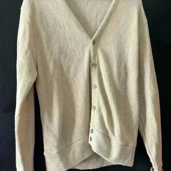 Cypress Links cream cardigan woman’s M - Picture 5 of 8
